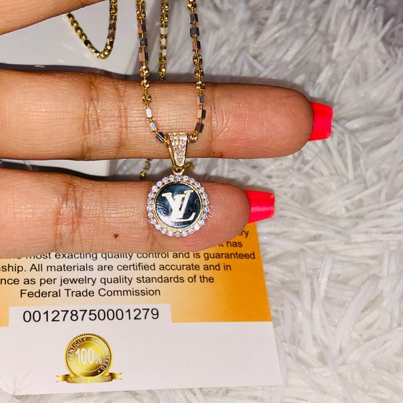 10k solid gold luxury designer pendant, 100% real gold, best Christmas gift ever - Picture 6 of 11